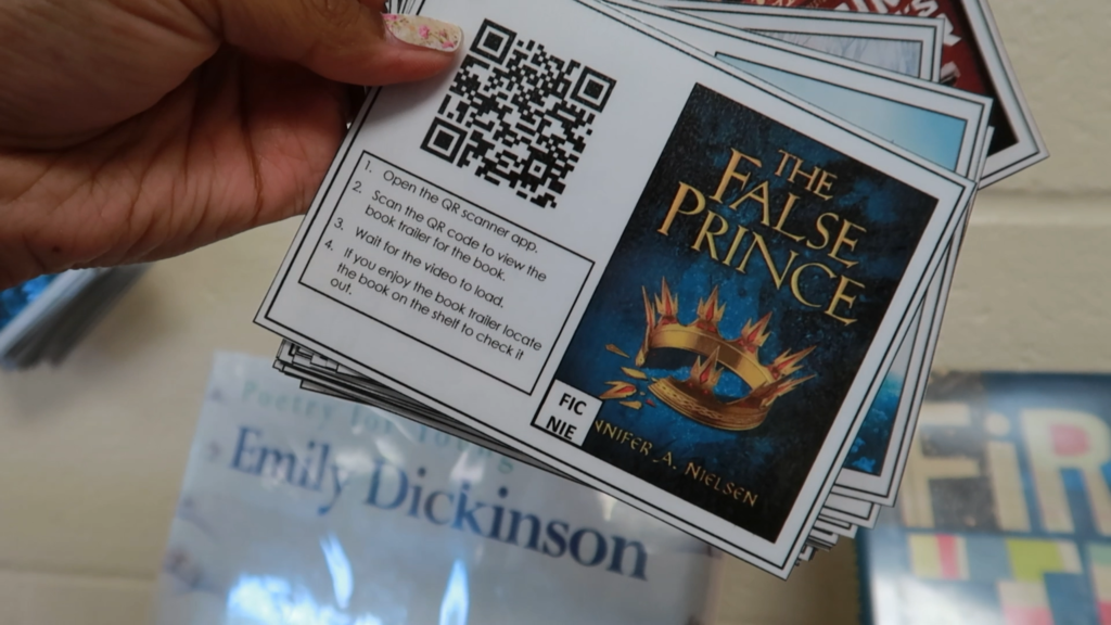 QR codes for book trailers