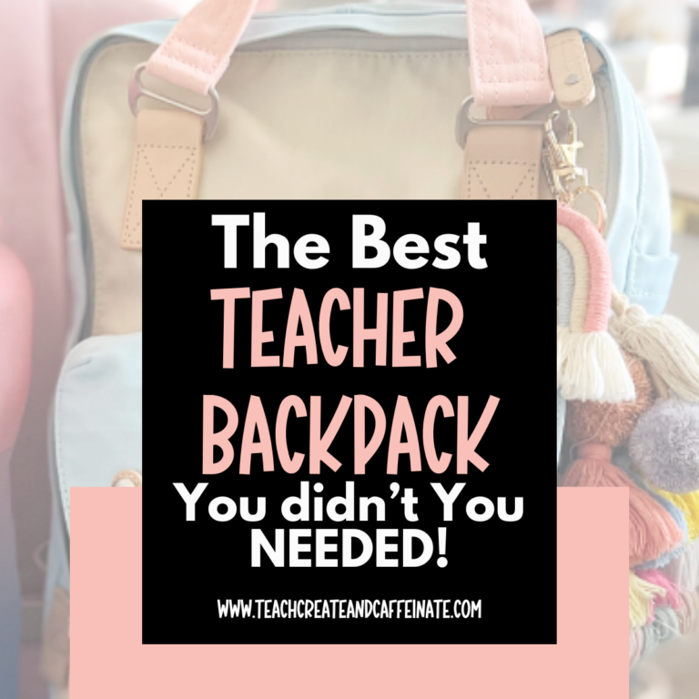 The best Teacher Backpack You didn’t know you needed!