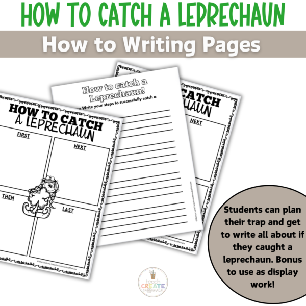 How to Catch a Leprechaun Writing & Craft | St. Patrick's Day - Image 3