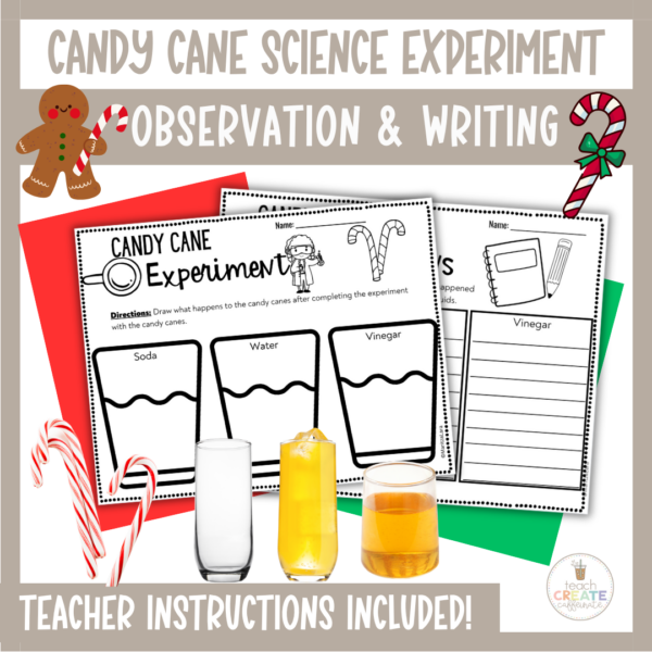 Candy Cane Science Experiment | Christmas Hands-On Activity